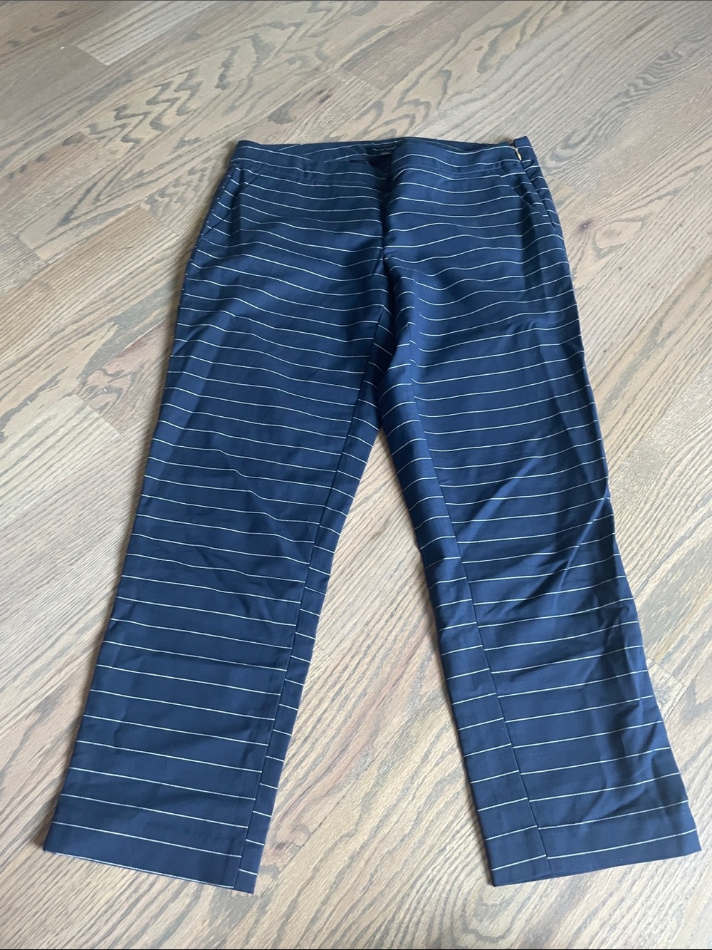 Tommy Hilfiger Navy with White Pinstripe Women's Dress Pants